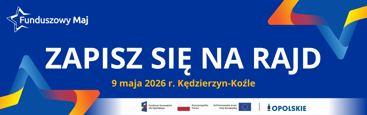 Baner Funduszowy Maj Rajd rowerowy