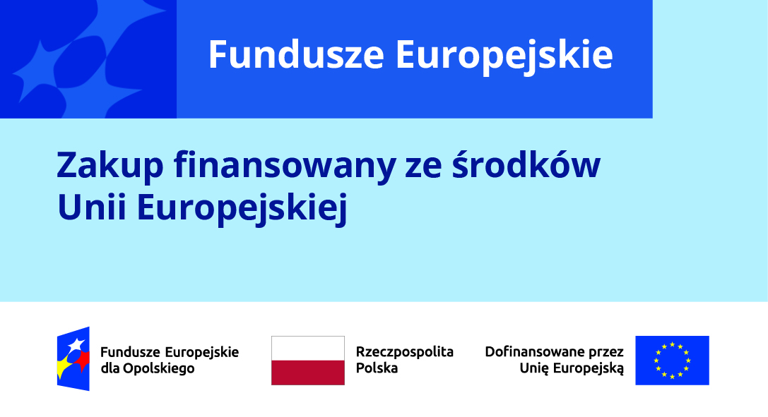 wzór naklejki finansowany ze środków UE