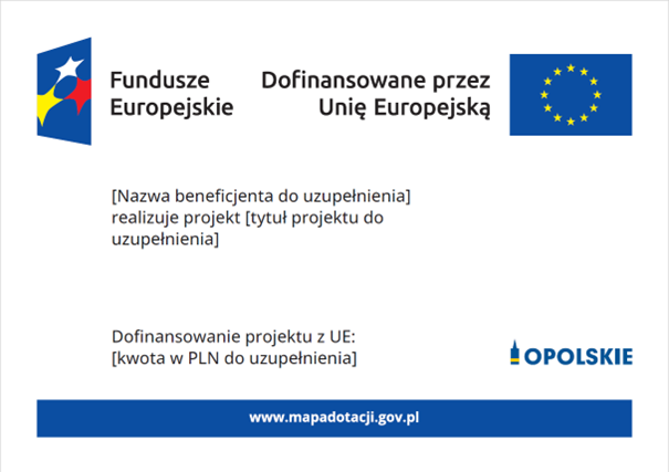 Wzór plakatu dla programu FEO