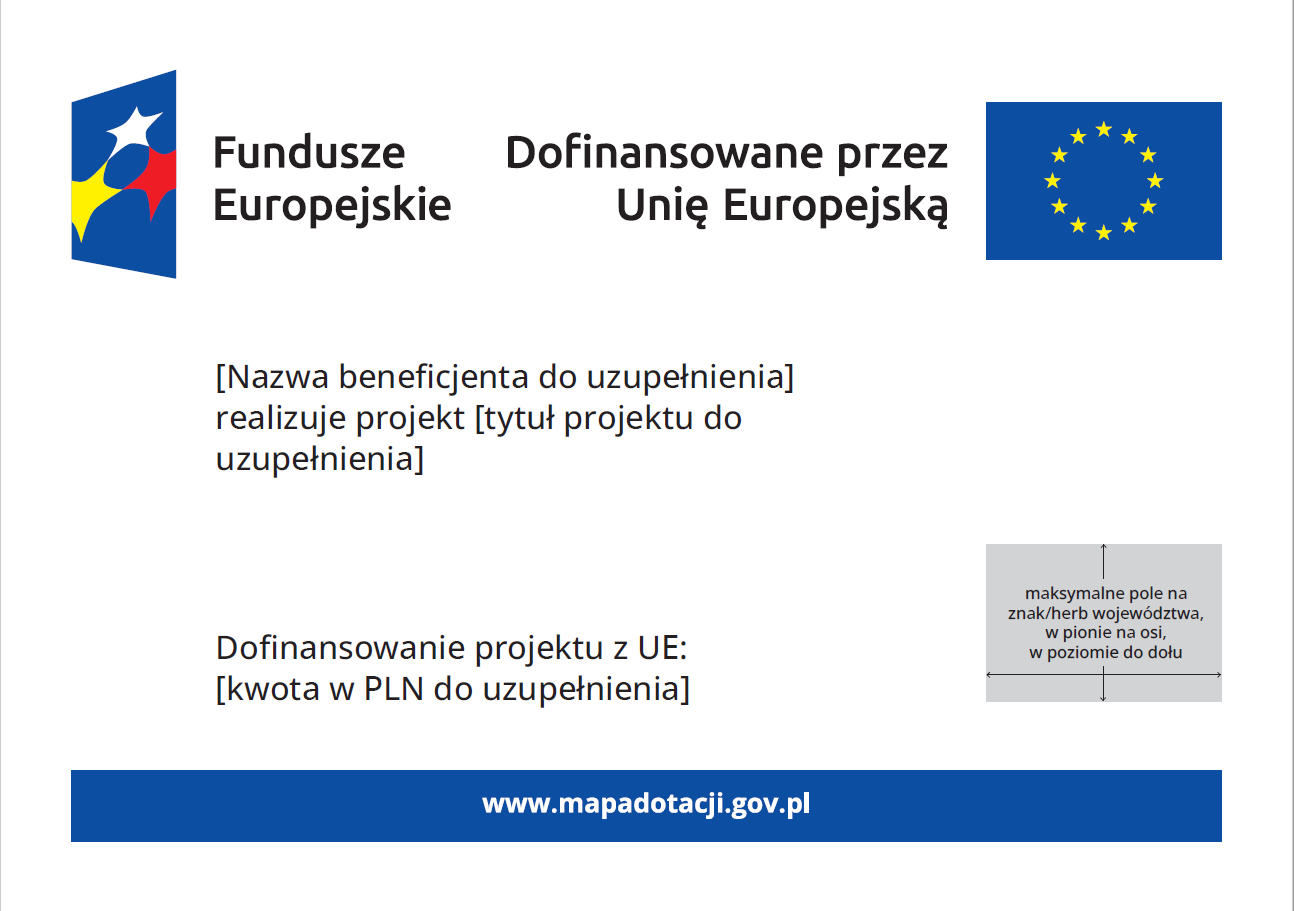 Wzór plakatu dla programu regionalnego