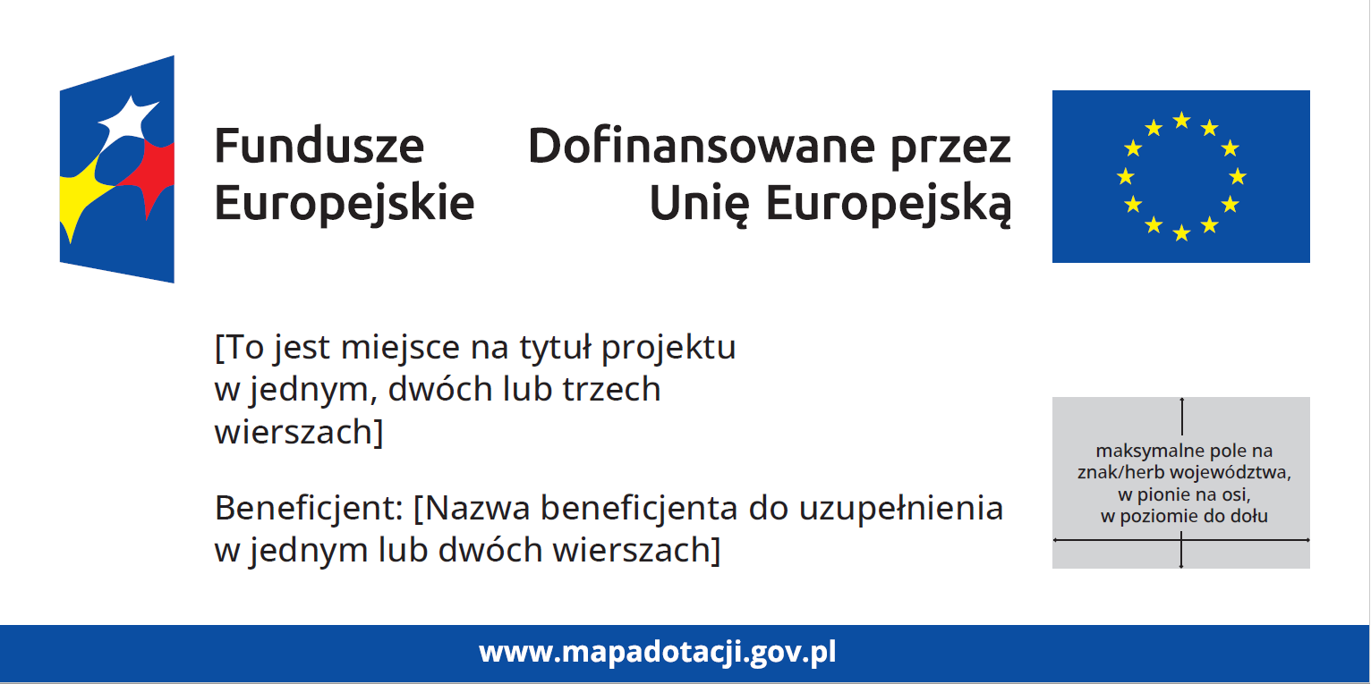 Wzór tablicy dla programu regionalnego