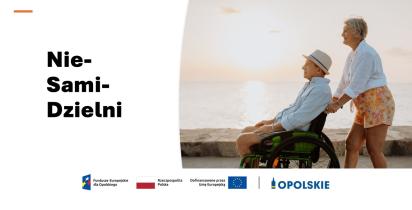 Grafika przedstawiająca osobę na wózku dla osób z niepełnosprawnością