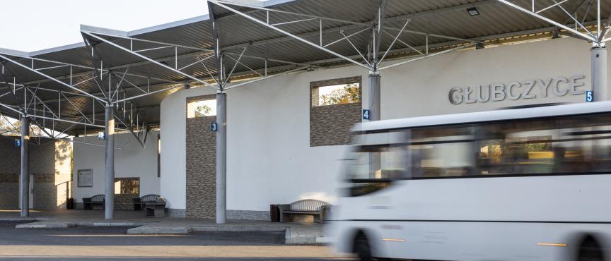 Dworzec autobusowy w Głubczycach