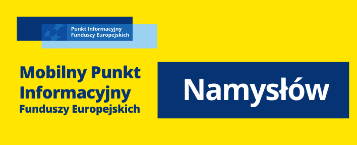 Obrazek promujący wydarzenie pn. Mobilny Punkt Informacyjny w Namysłowie.