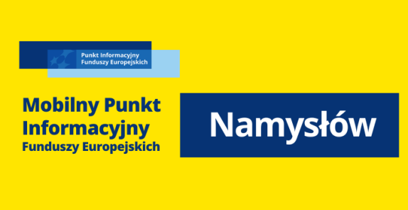 Obrazek promujący wydarzenie pn. Mobilny Punkt Informacyjny w Namysłowie.
