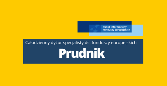 Obrazek promujący wydarzenie pn. Całodzienny dyżur specjalisty ds. Funduszy Europejskich w Prudniku