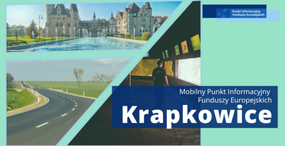 Obrazek promujący wydarzenie pn. Mobilny punkt informacyjny w Krapkowicach