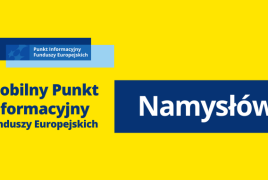 Obrazek promujący wydarzenie pn. Mobilny Punkt Informacyjny w Namysłowie.