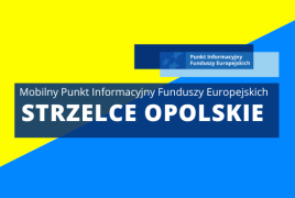 Obrazek promujący wydarzenie pn. Mobilny punkt informacyjny w Strzelcach Opolskich