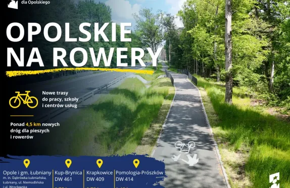 Grafika Opolskie na rowery